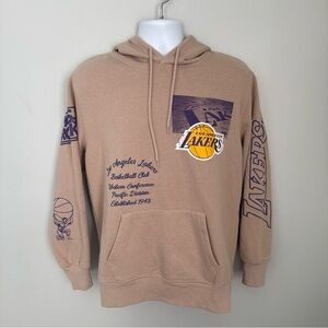 ULTRA GAME Los Angeles Lakers Tattooed Pullover Hoodie Sweatshirt Medium